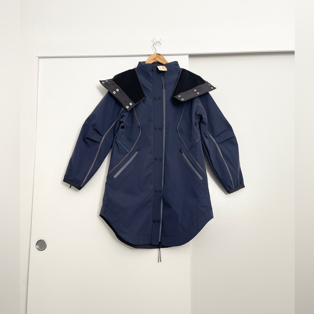 NWT Free People Moon Magic Reflective Rain Parka Jacket Coat Size Small